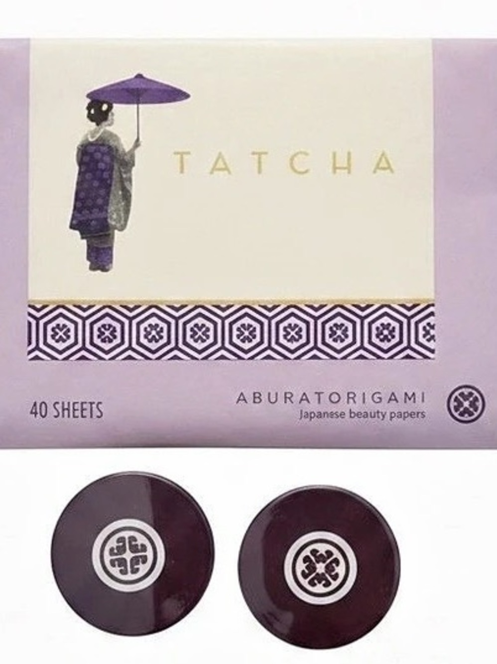 Tatcha Aburatorigami Japanese Blotting Papers 40 Sheets and 2 Tatcha chips